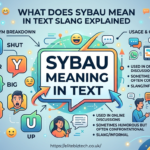 sybau meaning in text